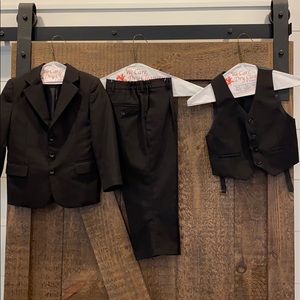 Little Boys three piece dress suit